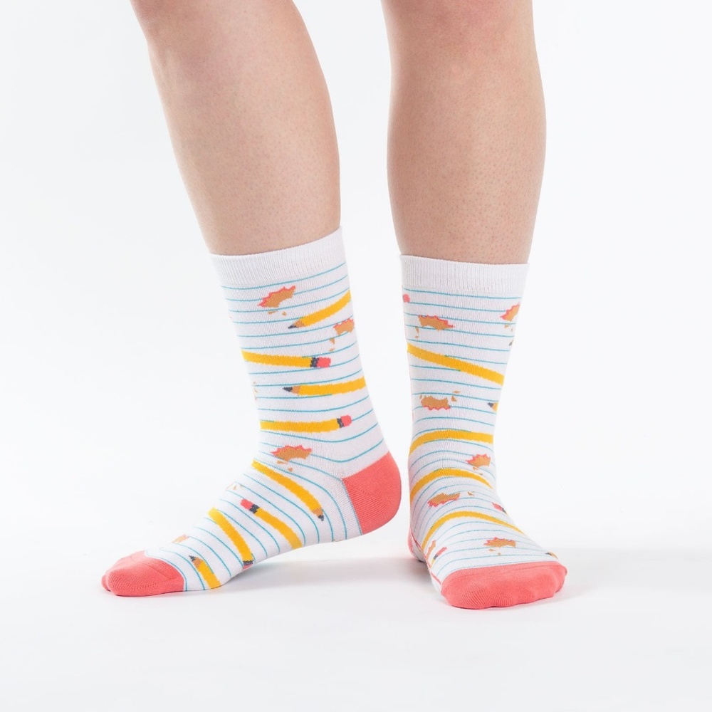 Sock it to Me pencil crew socks modcloth
